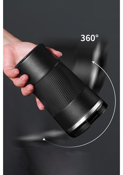 304 L Kilitli Çelik Mat Siyah 510 Ml Kahve Termos Mug Cin405sy Çok Renkli