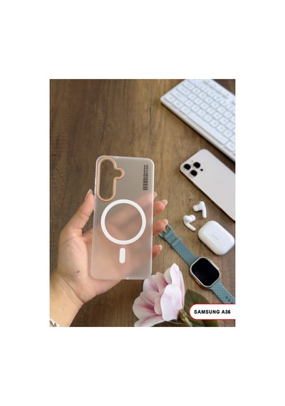 Samsung Galaxy A36 Uyumlu Mat Sert Klein Kılıf Gri