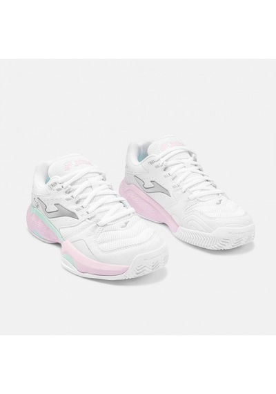 Joma Tm10ls2632c Master 1000 Kadın Toprak Kort Tenis & Padel Ayakkabısı Beyaz Pembe