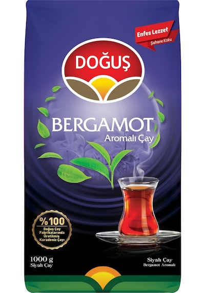 Doğuş Bergamot Aromalı Siyah Çay 1 Kg %100 Karadeniz Harmanı Yoğun Aroma Ve Zengin Lezzet