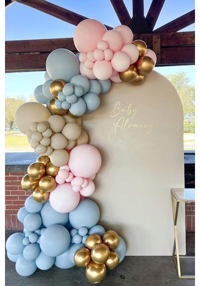 Beysüs Cinsiyet Partisi - Doğum Günü Balon Seti 60'lı + Zincir Ve Pompa