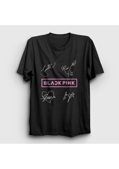 Noıssey Unisex Siyah Signs Blackpink T-shirt 19622tt