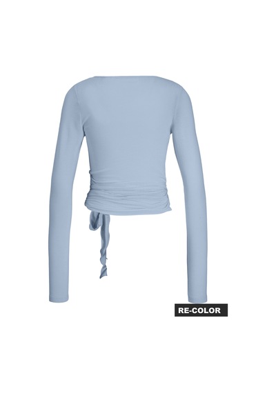 Jack & Jones Kadin V Yaka Üst - Luna - 12292824 Skyway