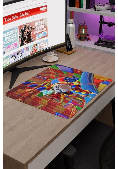 Tadc Amazing Digital Circus Dikişli Kauçuk Oyuncu Mousepad V5 - 48x40 Xl Gaming Mouse Pad
