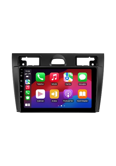 Ford Fiesta 2006-2009 Android Multimedya Carplay Android Auto Navigasyon Kameralı 6gb Ram 64gb 9"