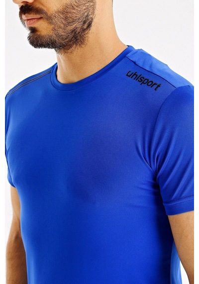 Uhlsport Erkek Günlük T-shirt Kevin M 3202110 Lacivert Siyah