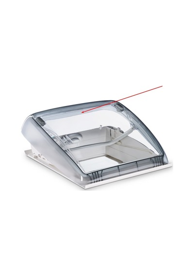 Dometic Mini Heki / Style İçin 28x28cm Heki Yedek Cam Beyaz