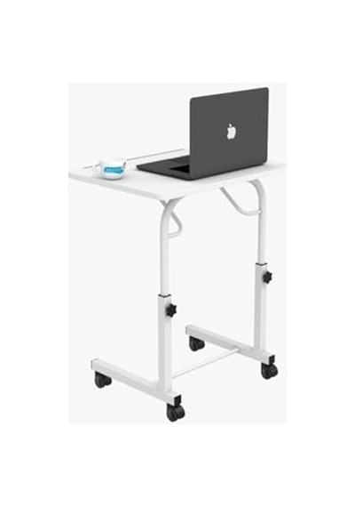 Eğim Ve Yükseklik Ayarlı Tekerlekli Laptop Sehpası