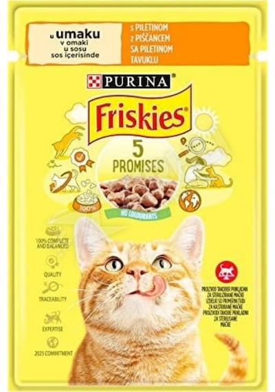 Friskies Tavuk Etli Yaş Kedi Maması 85 Gr
