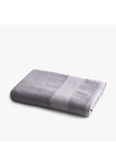Lara Prestij Serisi Banyo Havlusu Bordürlü 80x150 Koyu Gri, Oeko Tex Standard 100 Sertifikalı %100 Ege Pamuğu, Dokuma 500 Gsm