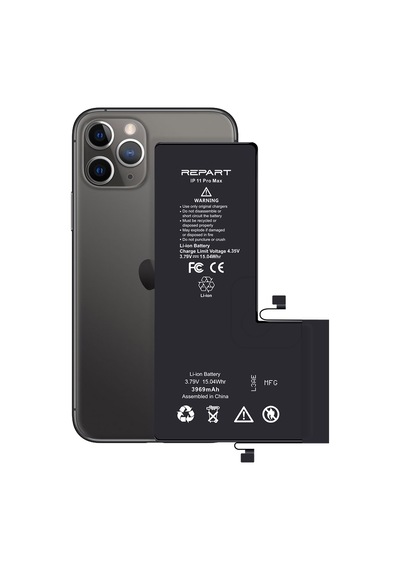 İphone 11 Pro Max Uyumlu Güçlendirilmiş Yüksek Kapasite Batarya - 4500 Mah