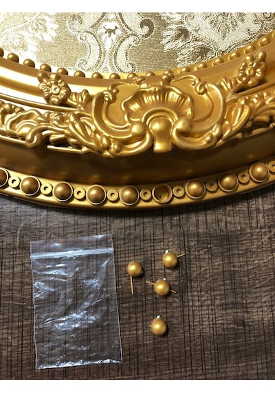 Decogold 60 Cm Oval Altın Saray Tavan Göbek