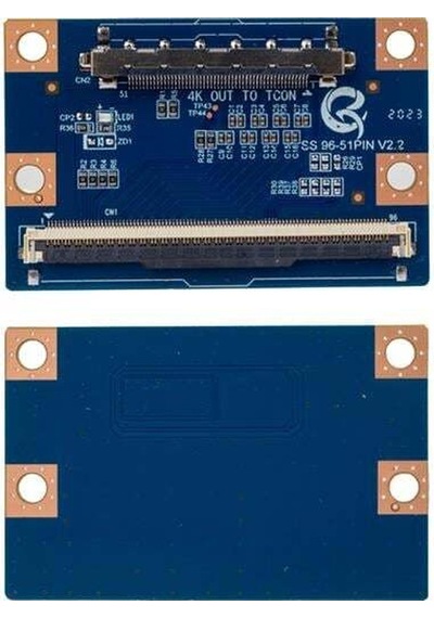 Weko 96 Pın- 51 Pın Samsung Uyumlu  Mu Tu T-con Flexı Çevirici Board 2 Pin Sam V2,2