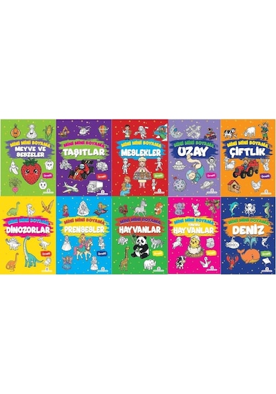 Mini Mini Boyama 10 Lu Takım - Aıaı-897445