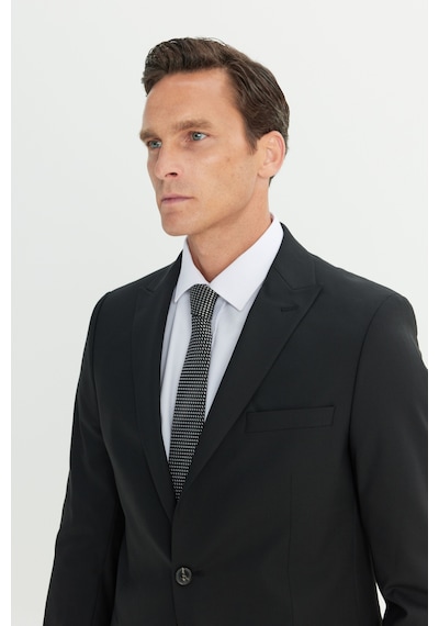 AC&Co / Altınyıldız Classics Erkek Sıyah Su Geçirmez Ekstra Slim Fit Kırlangıç Yaka Yünlü Nano Takım Elbise Siyah AC&Co / Altınyıldız Classics Erkek Sıyah Su Geçirmez Ekstra Slim Fit Kırlangıç Yaka Yünlü Nano Takım Elbise Siyah