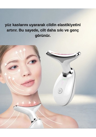 Sıkılaştırıcı Yüz Ve Boyun Cilt Bakım Cihazı 7000 Titreşim