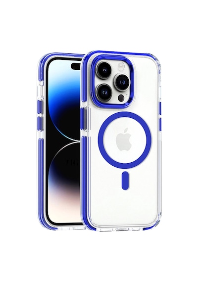Joko Apple İphone 15 Pro Max Bella Magsafe Kapak - Mavi 0.2M-Çok Renkli