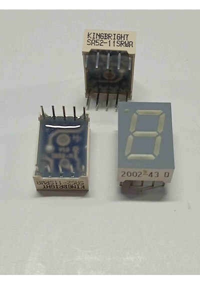 Sa52-11srwa 13.2mm Kırmızı Anot Anot Display 7 Adet