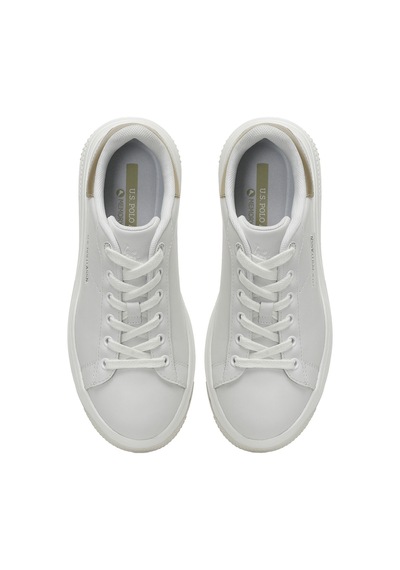 U.s. Polo Assn. Yuna 5pr Beyaz Kadın Sneaker 000000000102021434 Beyaz-altın