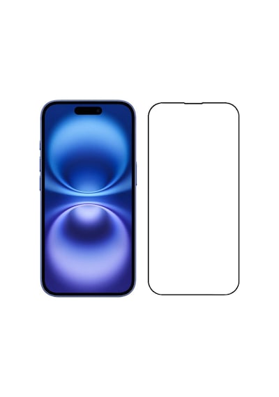 Apple Uyumlu   iPhone 16 Ekran Koruyucu 9d Tam Kaplayan Kavisli