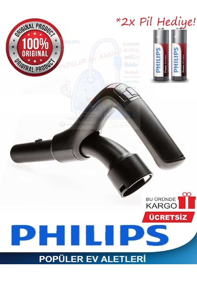 Philips Uyumlu Fc9924 Marathon Ultimate Kumanda Sapı+Çelik Boru Seti (410608293)