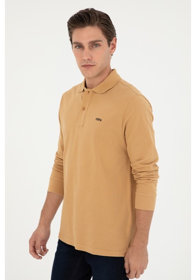 U.s. Polo Assn. Erkek Camel Sweatshirt 50295169-vr015 Camel