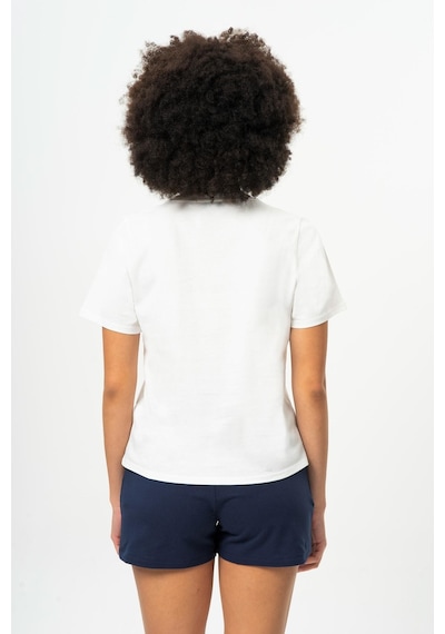 Benetton Bnt-w20382-23y Kadın T-shirt Bnt-w20382-r0152 Bej