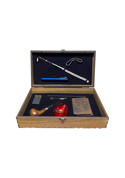 Pipsan Pipo Ahlat Ağacı Balsa Filitreli Çakmaklı Cüzdan Bileklik Tesbih Set 605719-709148