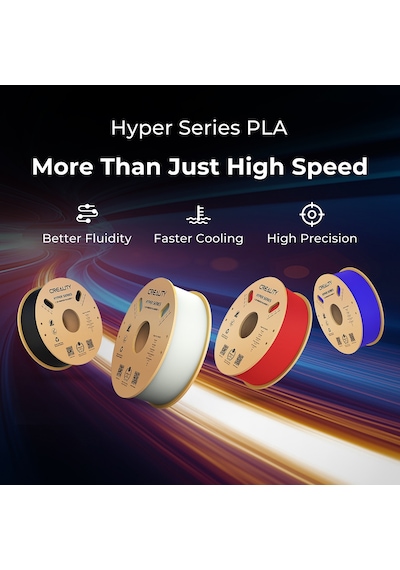 Creality Hyper Pla Yüksek Akışkanlık Filament 1.75MM Siyah