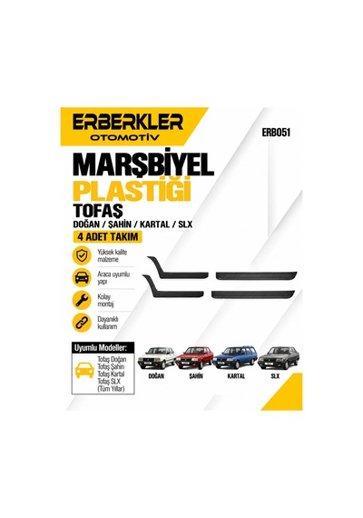 Tofaş Doğan Şahin Kartal Slx Marşbiyel Plastiği 4 Adet Takım - Erb1973