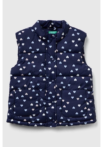 United Colors Of Benetton Kız Bebek 2v3ygj00o-25k Desenli Yelek Lacivert-2120 Lacivert