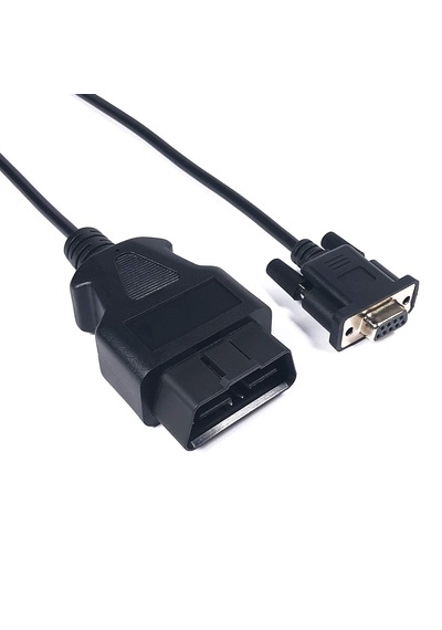 Db9 - Ob D2 Kablosu, Rs232 Dişi Port Ob Dıı 16 Pin Erkek Adaptör, Teşhis Uzatma Kablosu, Dönüştürücü/ara Bağlantı Kablosu