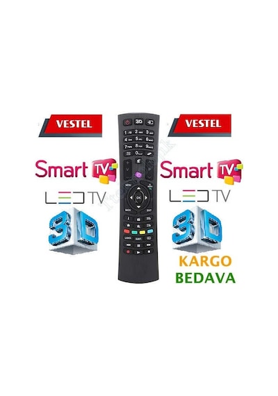 Vestel  Uyumlu 48Ua9300 Smart Led Tv Kumandası