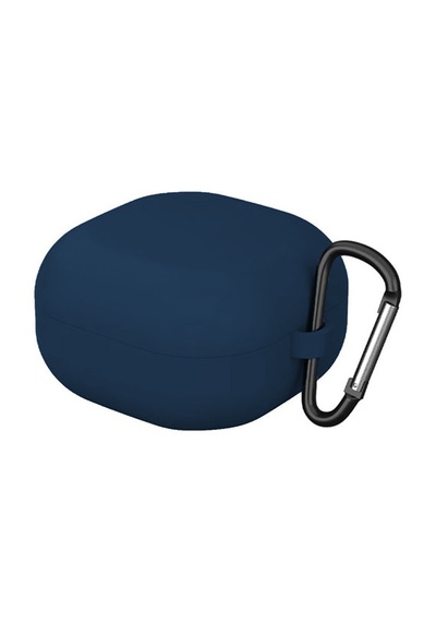 Forzacase Samsung Galaxy Buds 4 / 4 Pro İle Uyumlu Anahtar Askılıklı Bluetooth Kulaklık Kılıfı - Fc1216 Lacivert