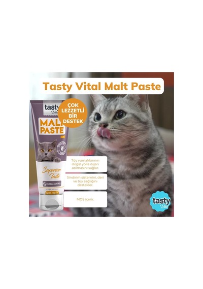 Kedi Malt Pasta 100 Gr Kediler Için Tüy Yumağı Önleyici