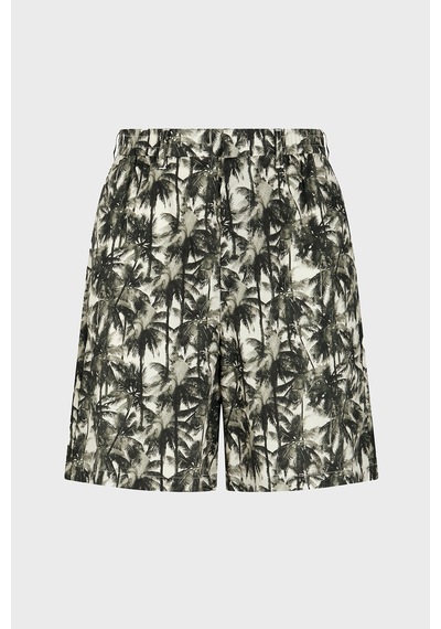 Armani Exchange Erkek Short Xm000427 Af14869 F0039 Beyaz - Yeşil