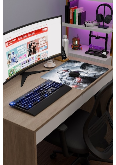 Crysis Kaymaz Dikişli Kauçuk Oyuncu Mousepad V3 - 48x40 Xl Gaming Mouse Pad Fare Altlığı