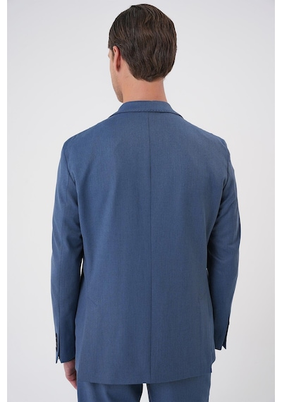 Efor Comfort Fit Mono Yaka Çift Yırtmaç Torba Cep Kendinden Desenli Casual İndigo Ceket C 706 Indıgo Efor Comfort Fit Mono Yaka Çift Yırtmaç Torba Cep Kendinden Desenli Casual İndigo Ceket C 706 Indıgo