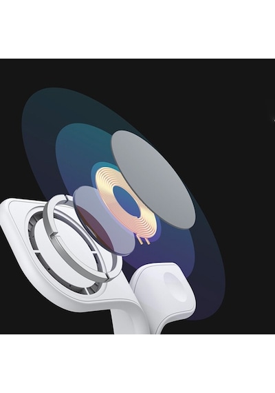 Ally Apple Uyumlu iPhone 13-12  Watch Tutucu Kablosuz Şarj İstasyonu Hızlı Şarj Standı LED Işıklı