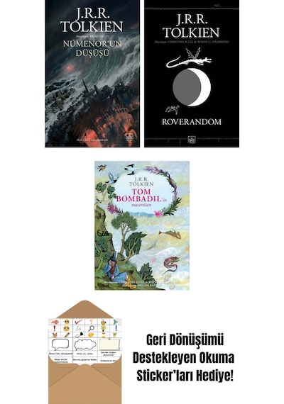 Númenor Un Düşüşü + Roverandom Siyah Kapak + Tom Bombadil İn Maceraları Özel Ciltli Baskı