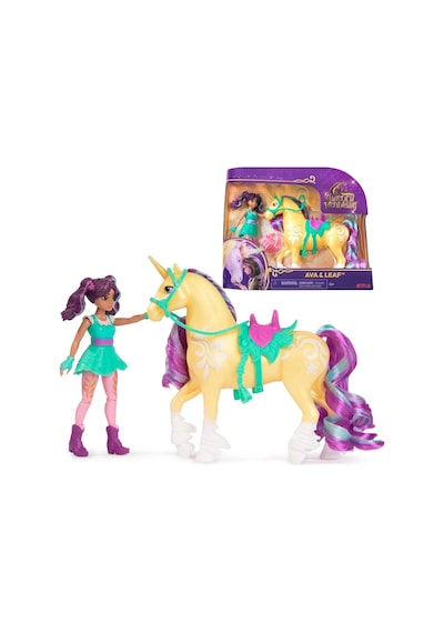 Mey İthalat Unicorn Academy Ava Ve Tek Boynuzlu At Leaf Seti 12 Cm