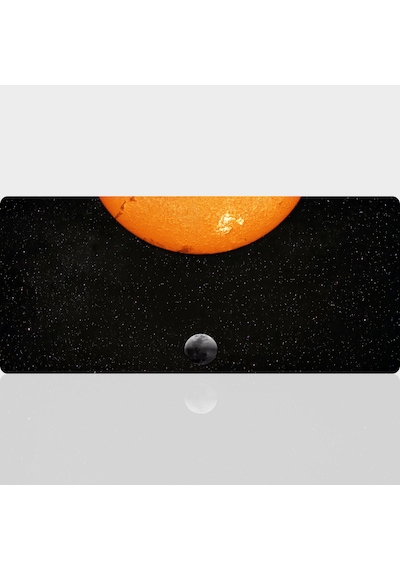 90x40 Cm Uzay Desenli Oyuncu Gaming Mouse Pad Kaymaz Kauçuk Taban Fare Altlığı XXL Mousepad Galaxy Serisi