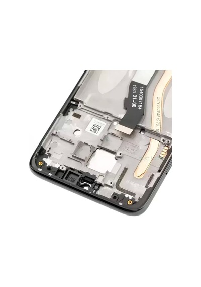 Tkgz - Xiaomi Redmi Note 8 Pro Uyumlu Lcd Ekran Dokunmatik Wandey Servis Lcd Siyah Full Çıtalı