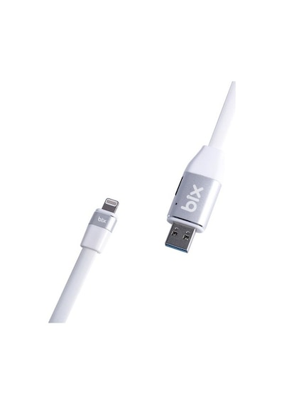 Bix IData Pro Micro Sd Kart Okuyuculu Apple iPhone Uyumlu Şarj Kablosu (514862085)