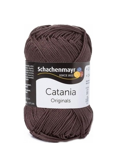 Schachenmayr Catania Pamuk Amigurumi El Örgü İpi İpliği Yünü 415 Füme