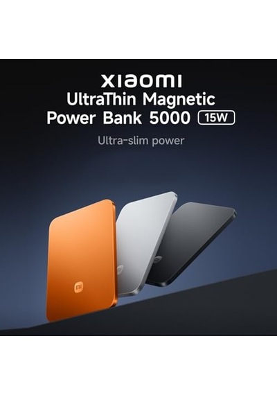 Ultra İnce Manyetik Güç Kaynağı, 5000 Mah 15 W, Magsafe Uyumlu Powerbank İphone İçin, Ultra İnce, Hafif, Kablosuz