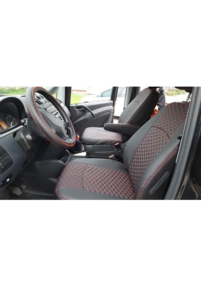 Mercedes - Benz Vito 2015 Ve Sonrası Araca Özel Deri Koltuk Kılıf