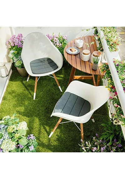 Ahşap Yarım Balkon Masası Kahverengi