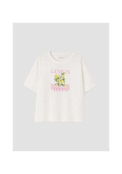 Lcw Dream Pembe Limon Baskılı Kadın Şortlu Pijama Takımı