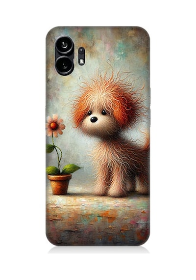Nothing Phone 1 Sevimli Köpek Desenli Silikon Kılıf